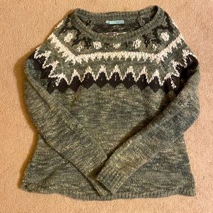 Pattern Knit Sweater
